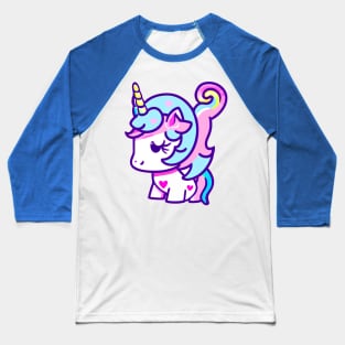 A CUTE KAWAI Unicorn Baseball T-Shirt